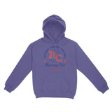 New York Retro Runner Hoodie Violet front