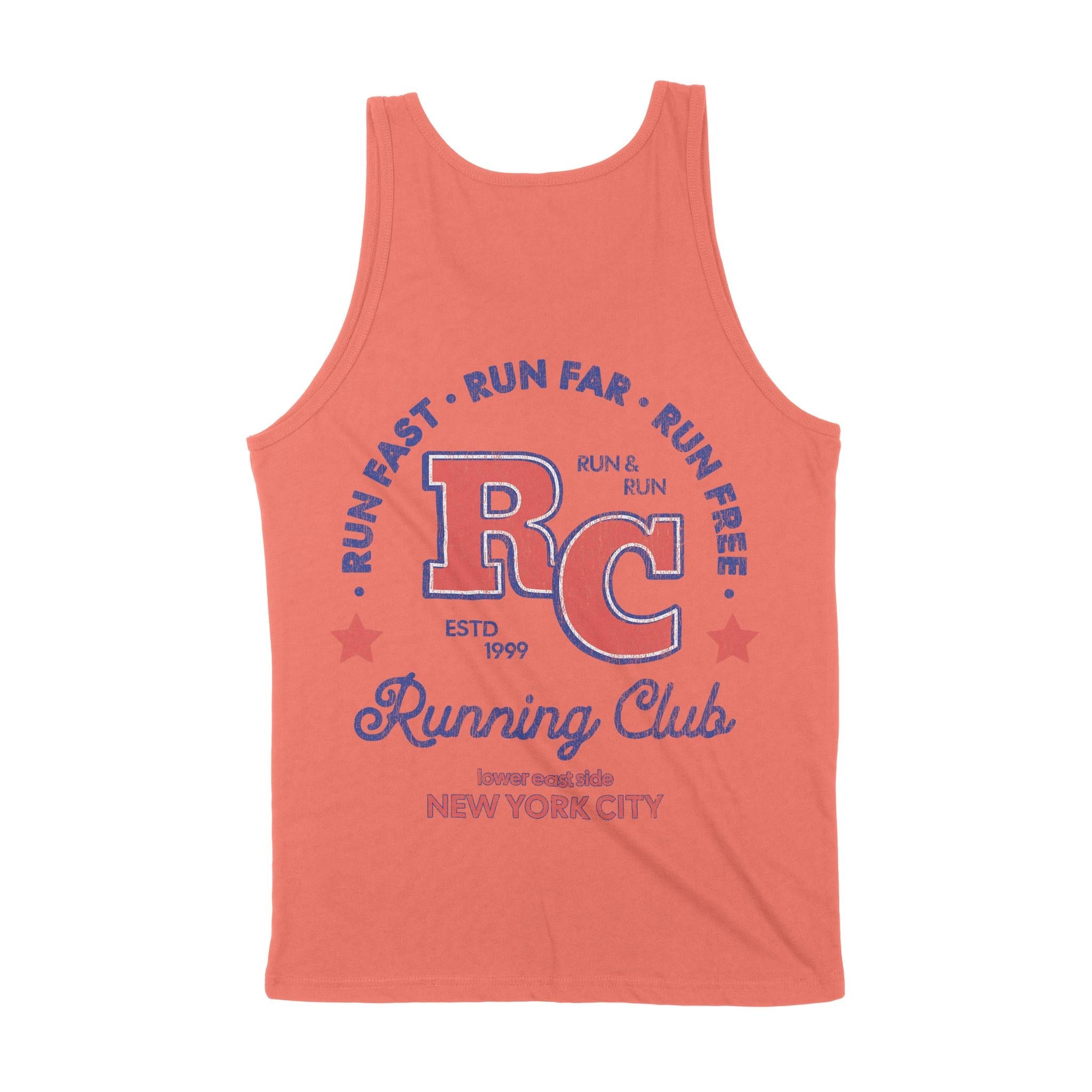 New York Retro Runner Tank Top Mauve back