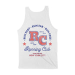 New York Retro Runner Tank Top White back