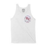New York Retro Runner Tank Top White front
