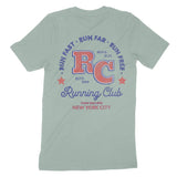 New York Retro Runner T-Shirt Dusty_Blue back