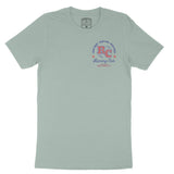 New York Retro Runner T-Shirt Dusty_Blue front