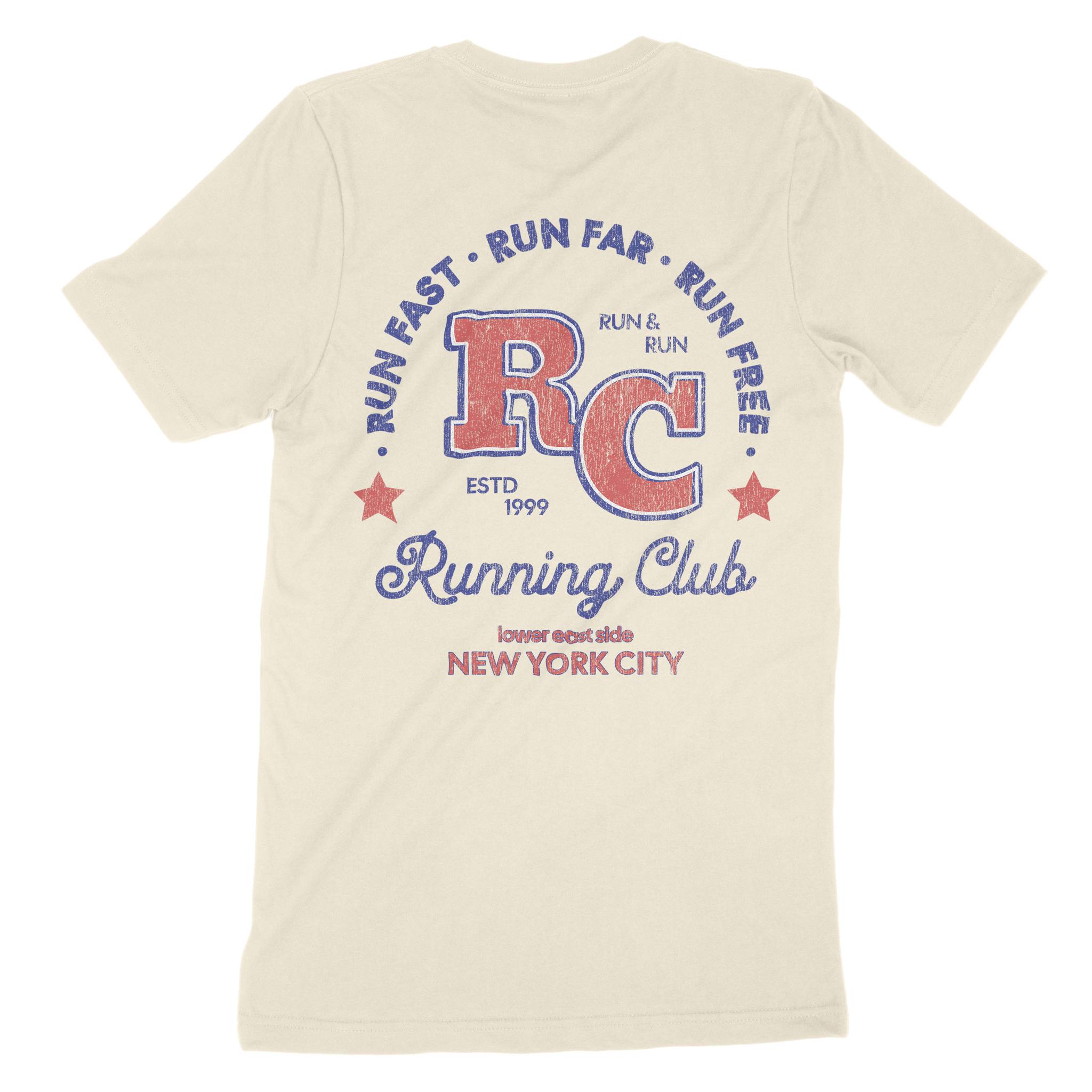 New York Retro Runner T-Shirt Natural back