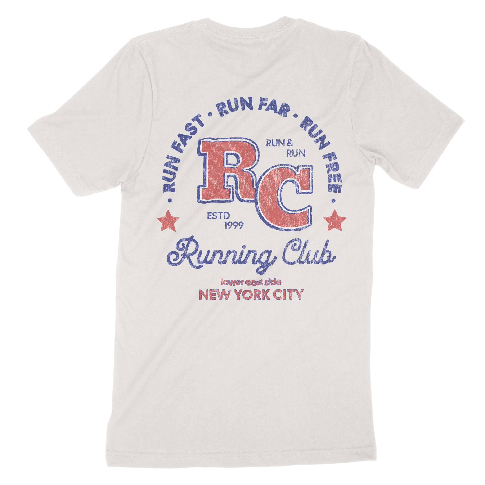 New York Retro Runner T-Shirt Vintage_White back