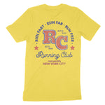New York Retro Runner T-Shirt Yellow back