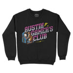 Austin Gamer S Club Crewneck Black front