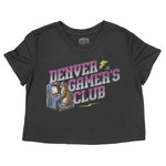 Denver Gamer S Club Cropped Tee Black front