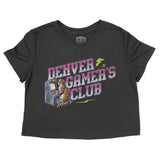 Denver Gamer S Club Cropped Tee Black front