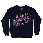 Miami Gamer S Club Crewneck Navy front