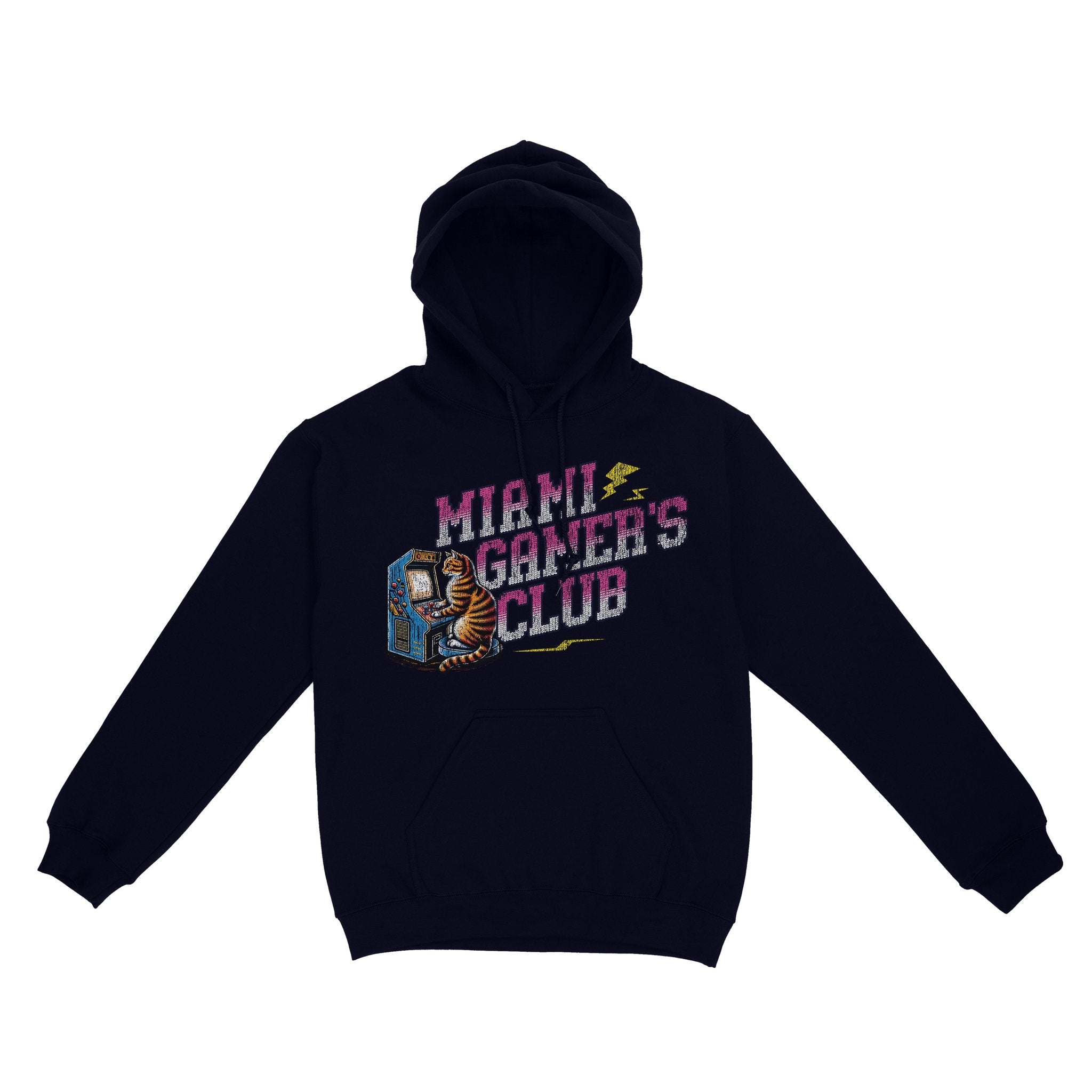 Miami Gamer S Club Hoodie Navy front