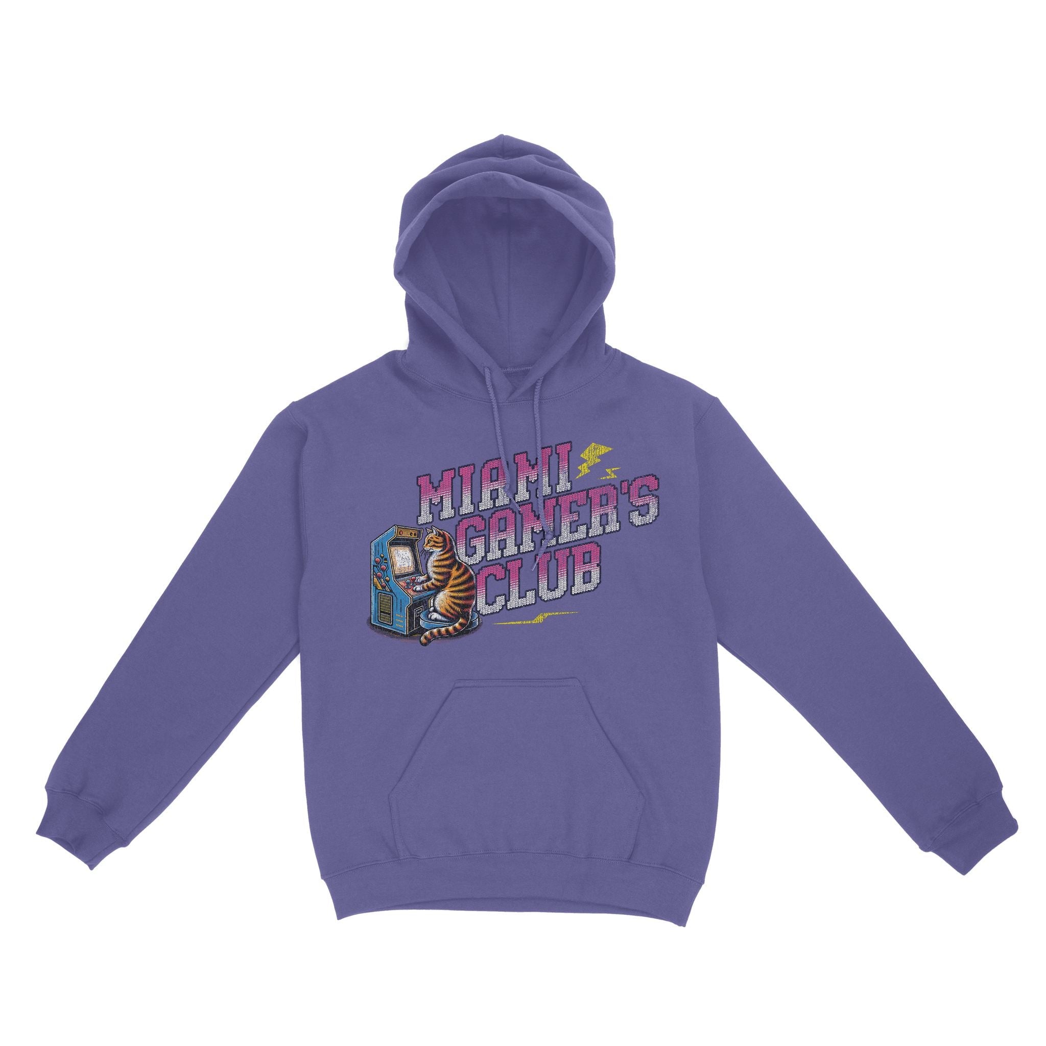 Miami Gamer S Club Hoodie Violet front
