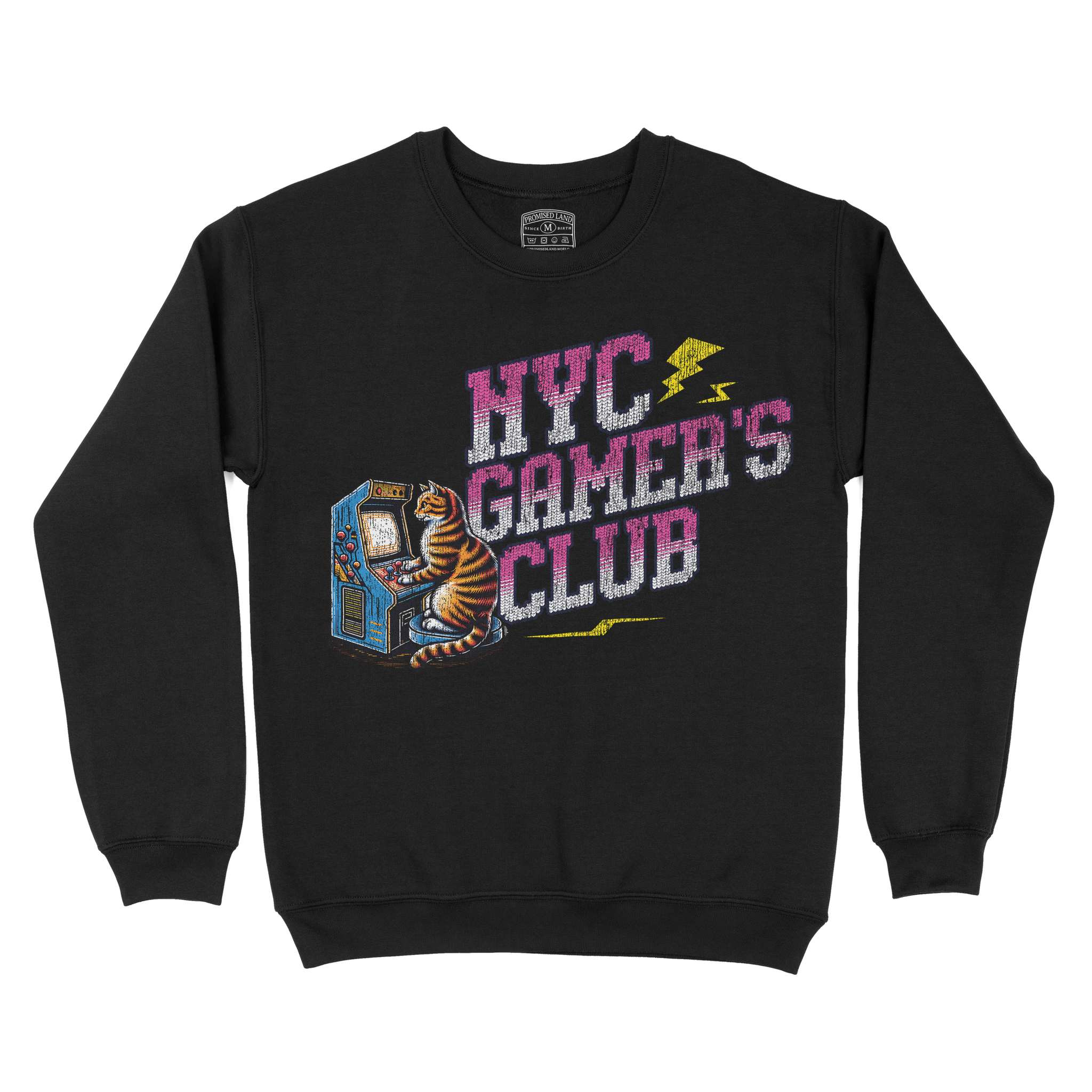New York Gamer S Club Crewneck Black front