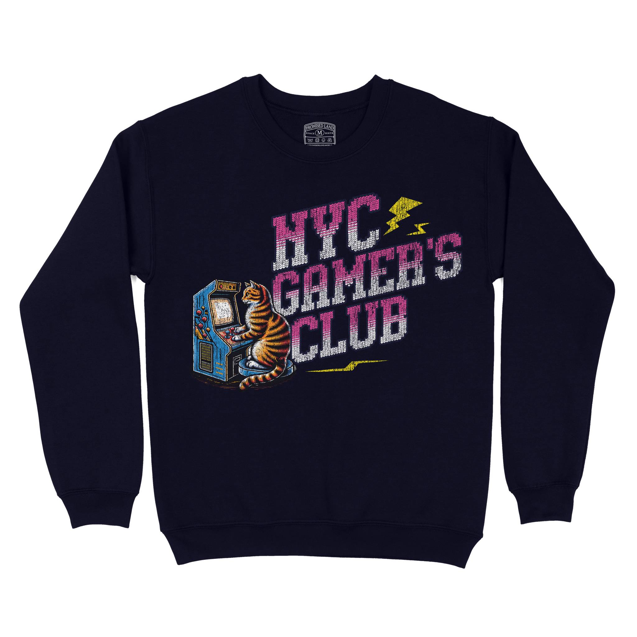 New York Gamer S Club Crewneck Navy front