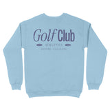 Denver Crewneck in Light Blue - back view