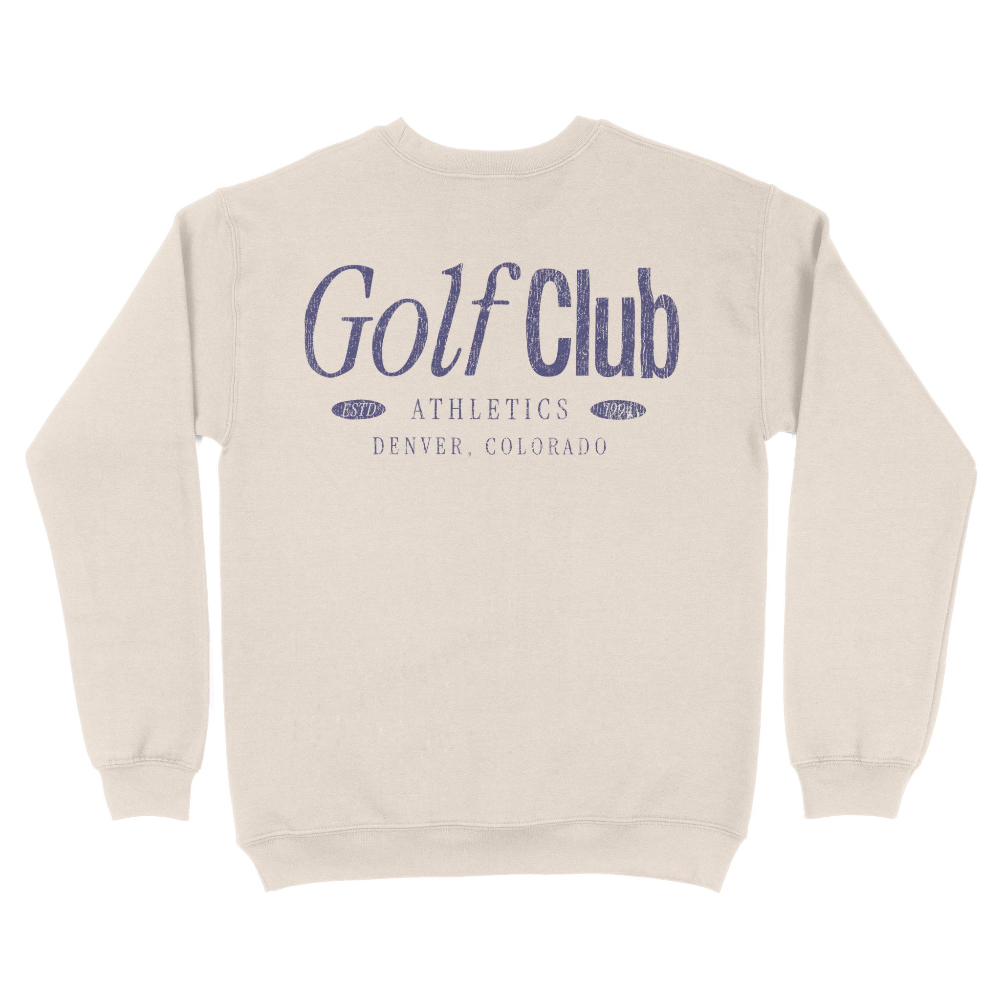 Denver Crewneck in Natural - back view