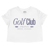 Denver Golf Club 2 Cropped Tee White front