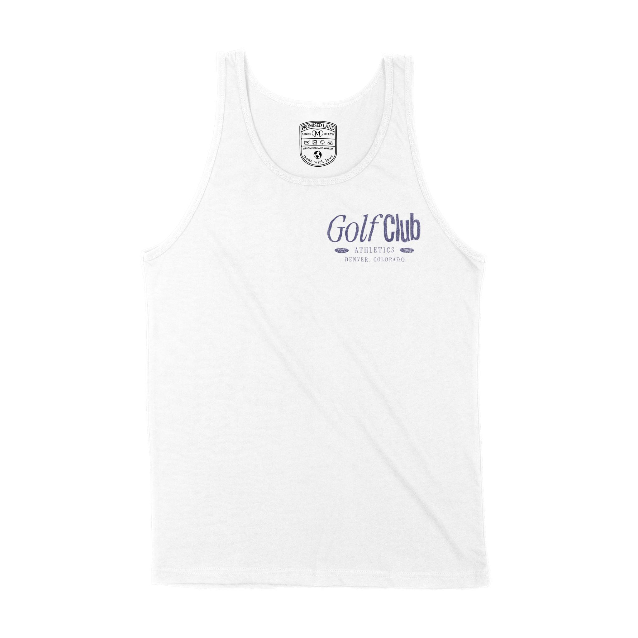 Denver Tank Top in White - front view
