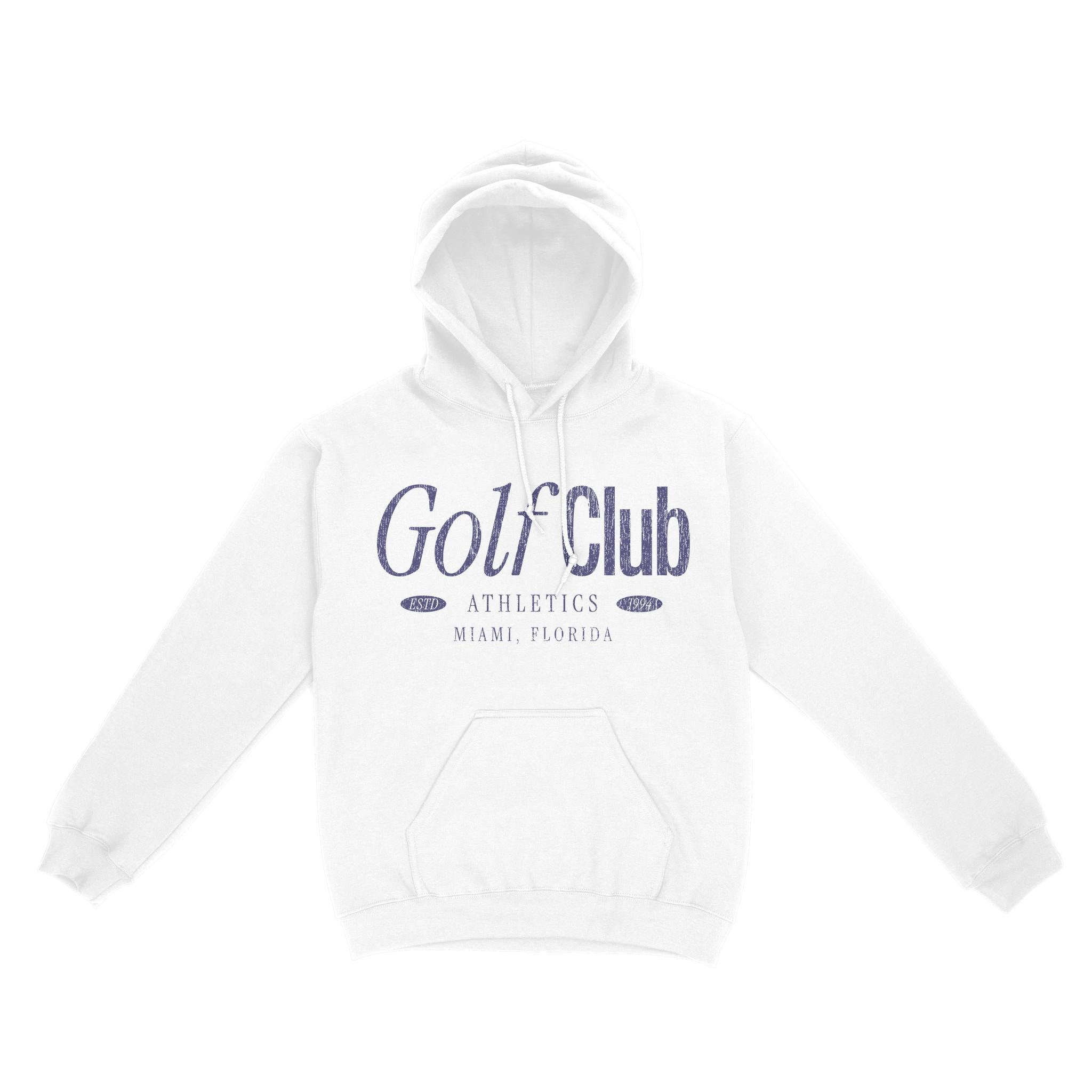 Miami Hoodie in White - front view