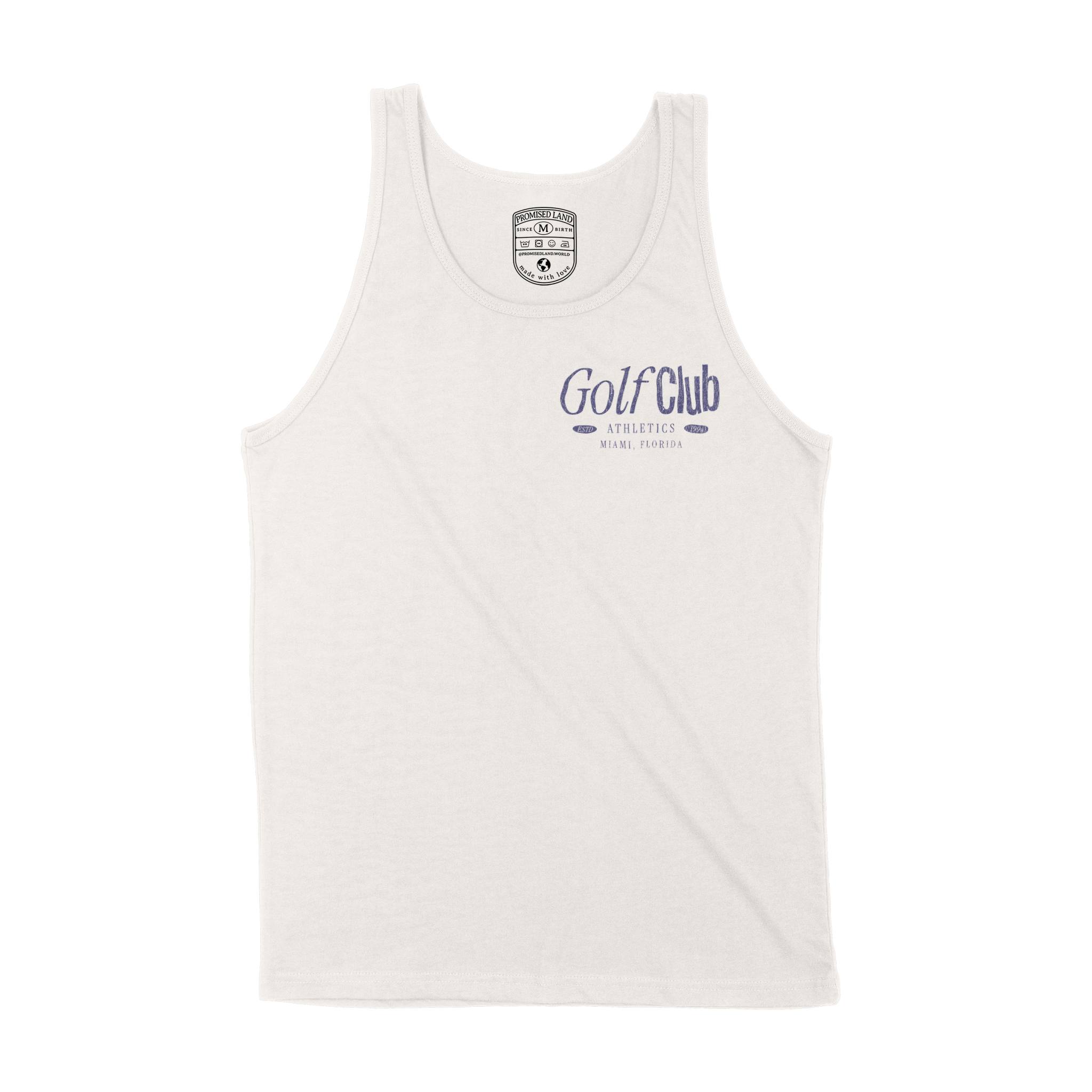 Miami Golf Club 2 Tank Top in Vintage - front view