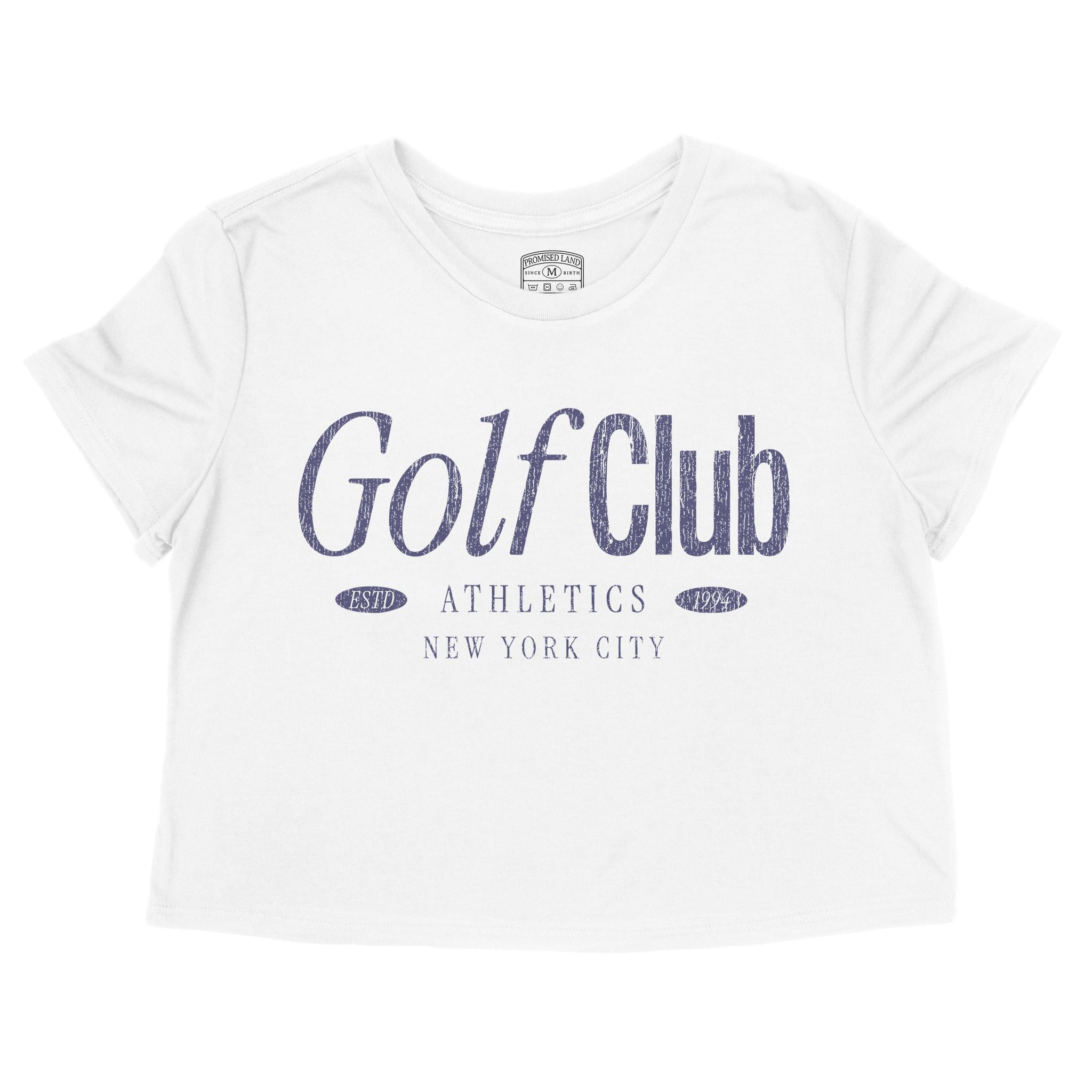New York Golf Club 2 Cropped Tee White front