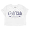 New York Golf Club 2 Cropped Tee in White - front view