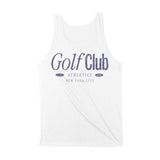 New York Tank Top in White - back view