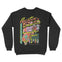 Austin Crewneck in Black - back view