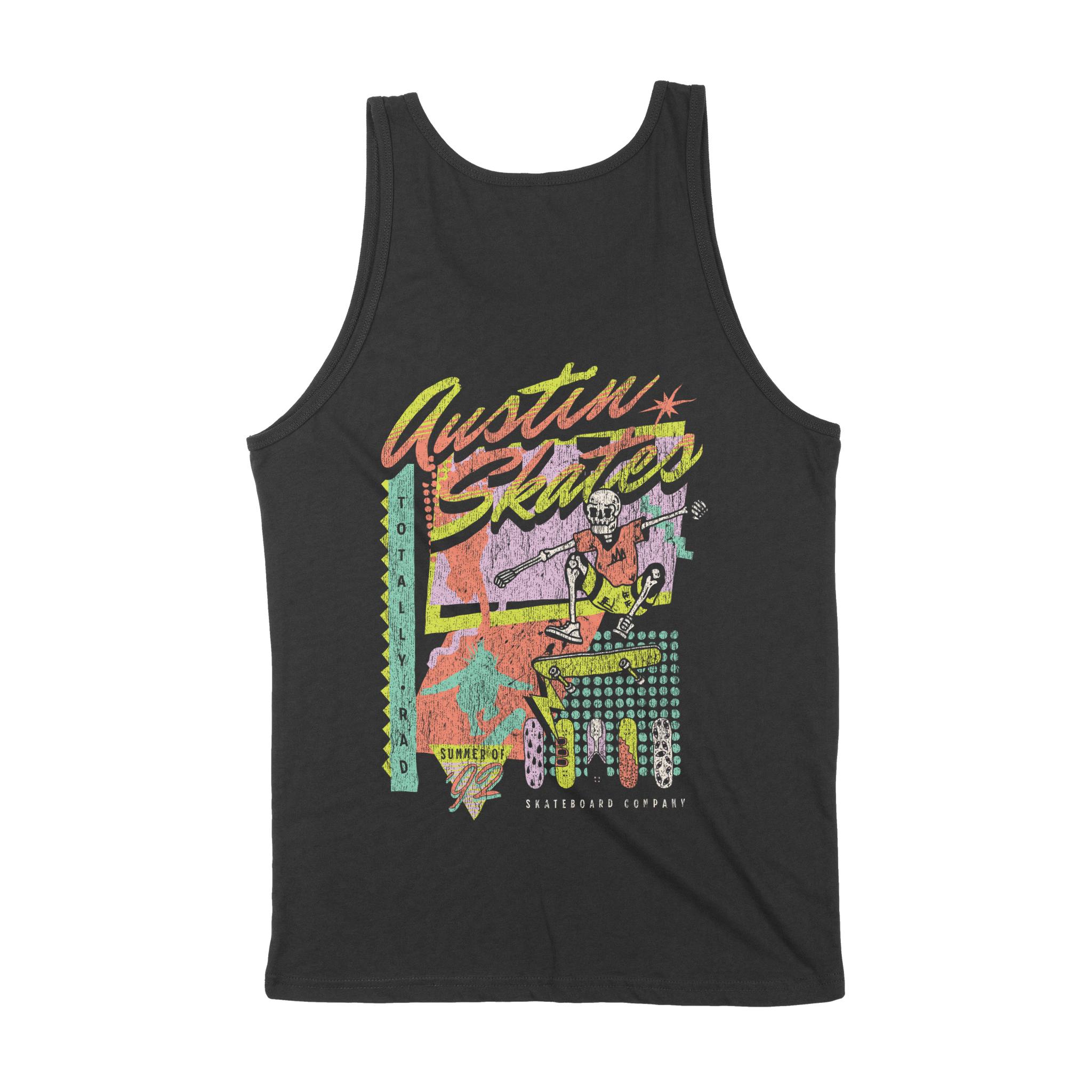 Austin Tank Top in Black - back view