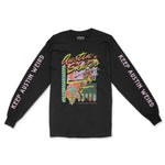 Austin Longsleeve in Black - front-sleeves view