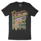 Denver Retro Skater 2 T-Shirt Black front