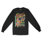 Miami Longsleeve in Black - front view
