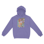 New York Hoodie in Violet - front view