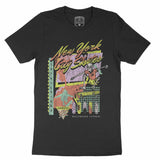 New York Retro Skater 2 T-Shirt Black front