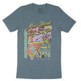 New York Retro Skater 2 T-Shirt Vintage_Navy front