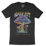 Austin Mushroom Mind T-Shirt Black front