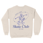 Austin Crewneck in Natural - back view