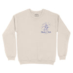 Austin Skater Skull Crewneck in Natural - front view
