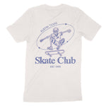 Austin Skater Skull T-Shirt in Vintage - back view
