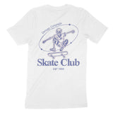Denver Skater Skull T-Shirt White back