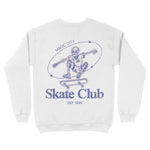 Miami Skater Skull Crewneck White back