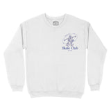Miami Skater Skull Crewneck White front