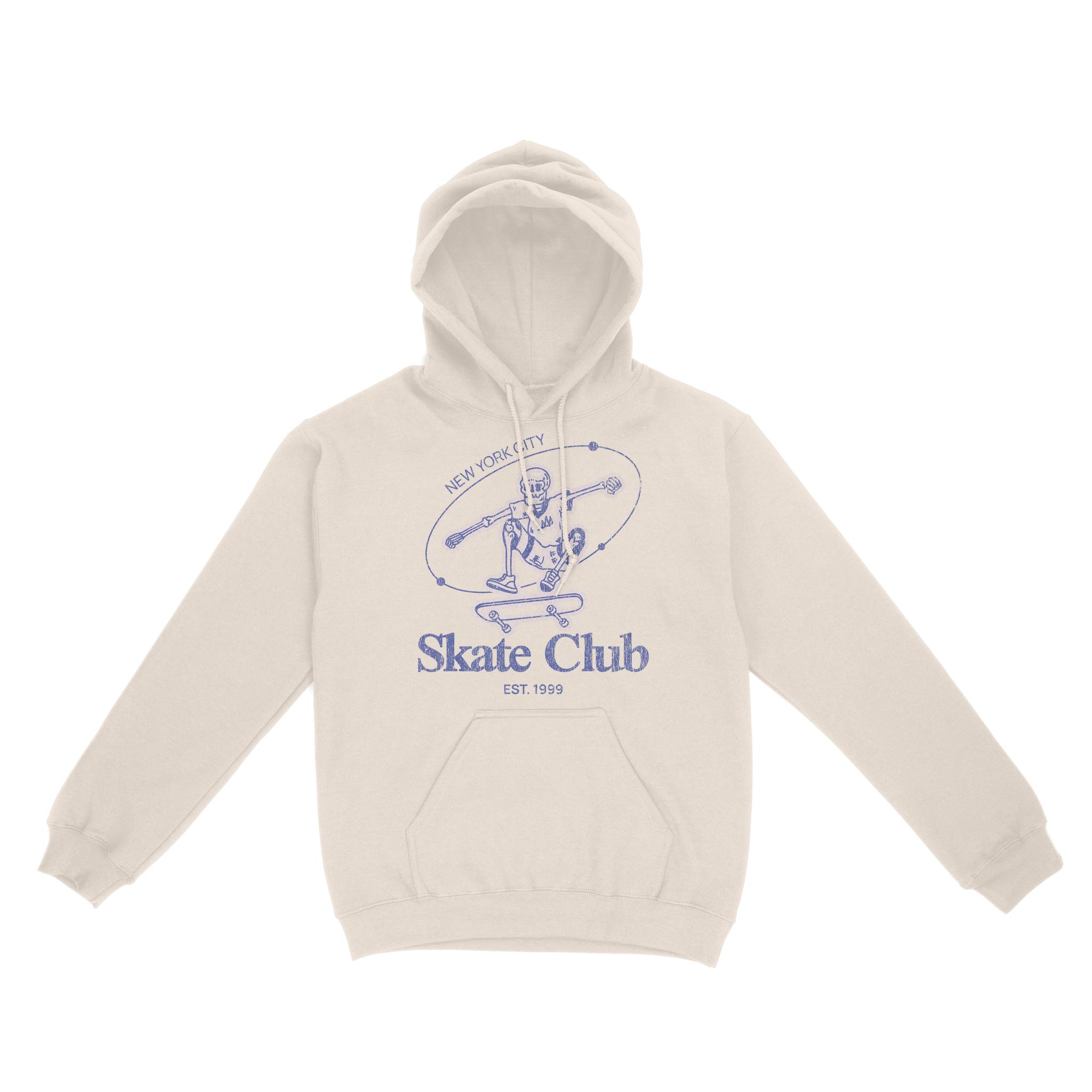 New York Hoodie in Natural - front view