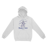 New York Skater Skull Hoodie White front
