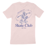 New York Skater Skull T-Shirt Soft_Pink back