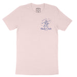 New York Skater Skull T-Shirt Soft_Pink front