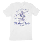 New York Skater Skull T-Shirt White back
