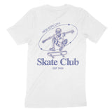 New York Skater Skull T-Shirt White back