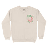 Austin Garden Club Crewneck in Natural - front view