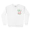 Austin Crewneck in White - front view