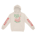 Austin Hoodie in Natural - front-sleeves view